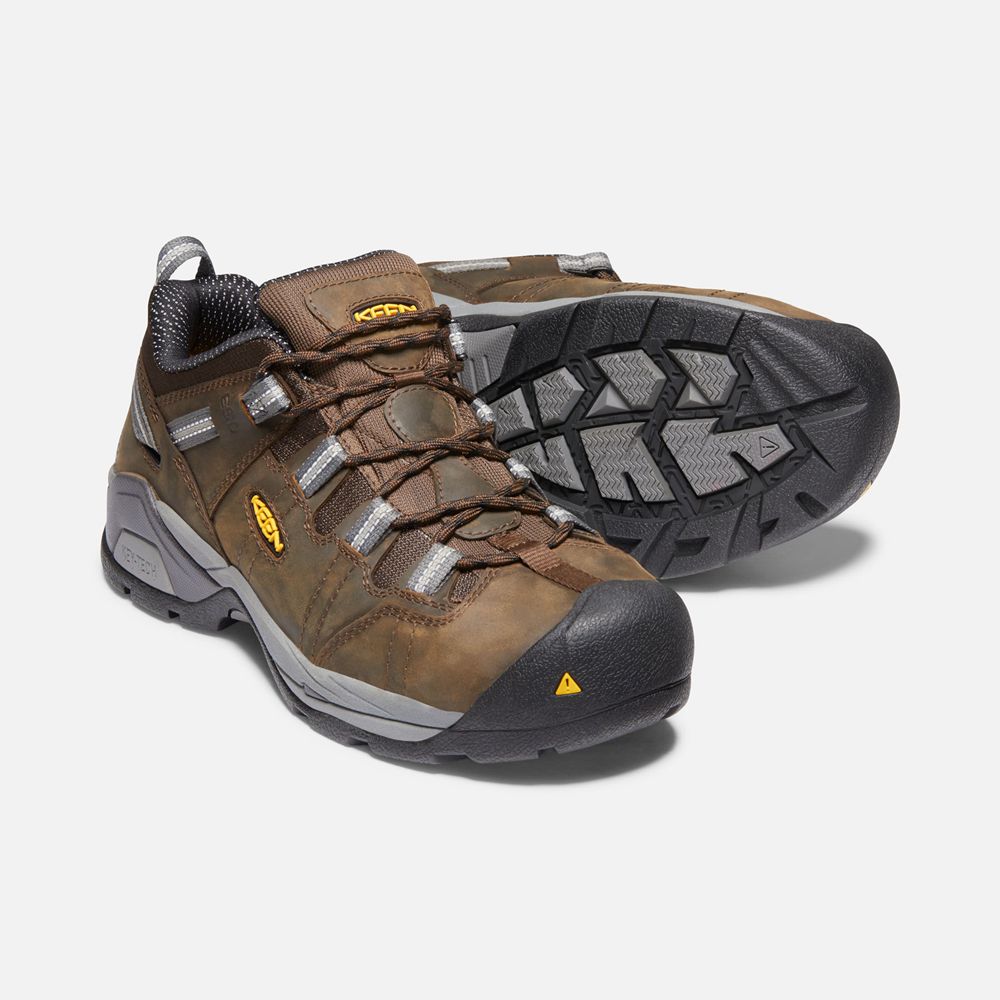 Keen Werkschoenen Heren Bruin - Detroit Xt Esd (Steel Toe) - 32975-QPXN